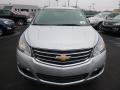 2017 Silver Ice Metallic Chevrolet Traverse LT AWD  photo #2