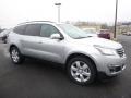 2017 Silver Ice Metallic Chevrolet Traverse LT AWD  photo #3