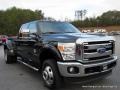 2016 Shadow Black Ford F350 Super Duty Lariat Crew Cab 4x4 DRW  photo #7