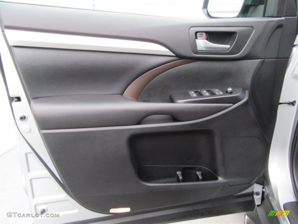 2017 Toyota Highlander XLE Black Door Panel Photo #117954152