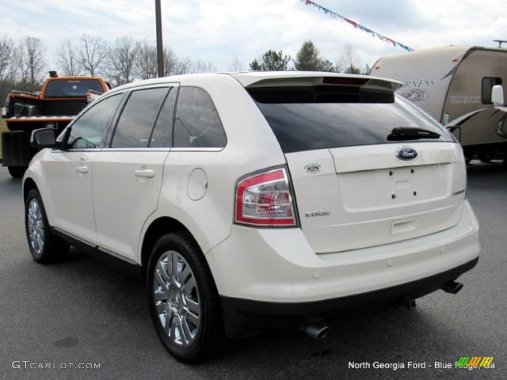 2008 Edge Limited - White Sand Tri-Coat Metallic / Camel photo #3