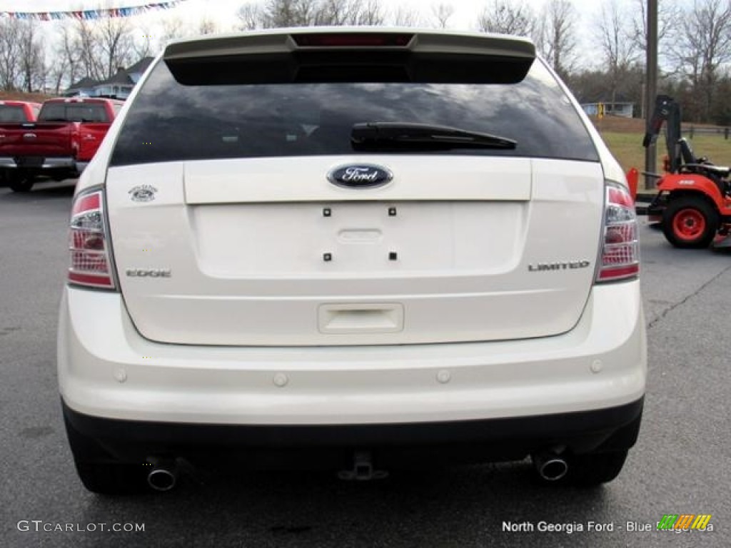 2008 Edge Limited - White Sand Tri-Coat Metallic / Camel photo #4