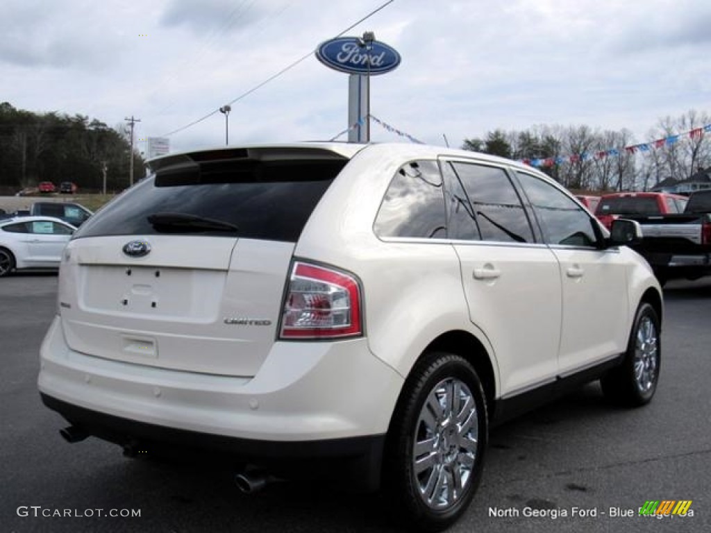 2008 Edge Limited - White Sand Tri-Coat Metallic / Camel photo #5