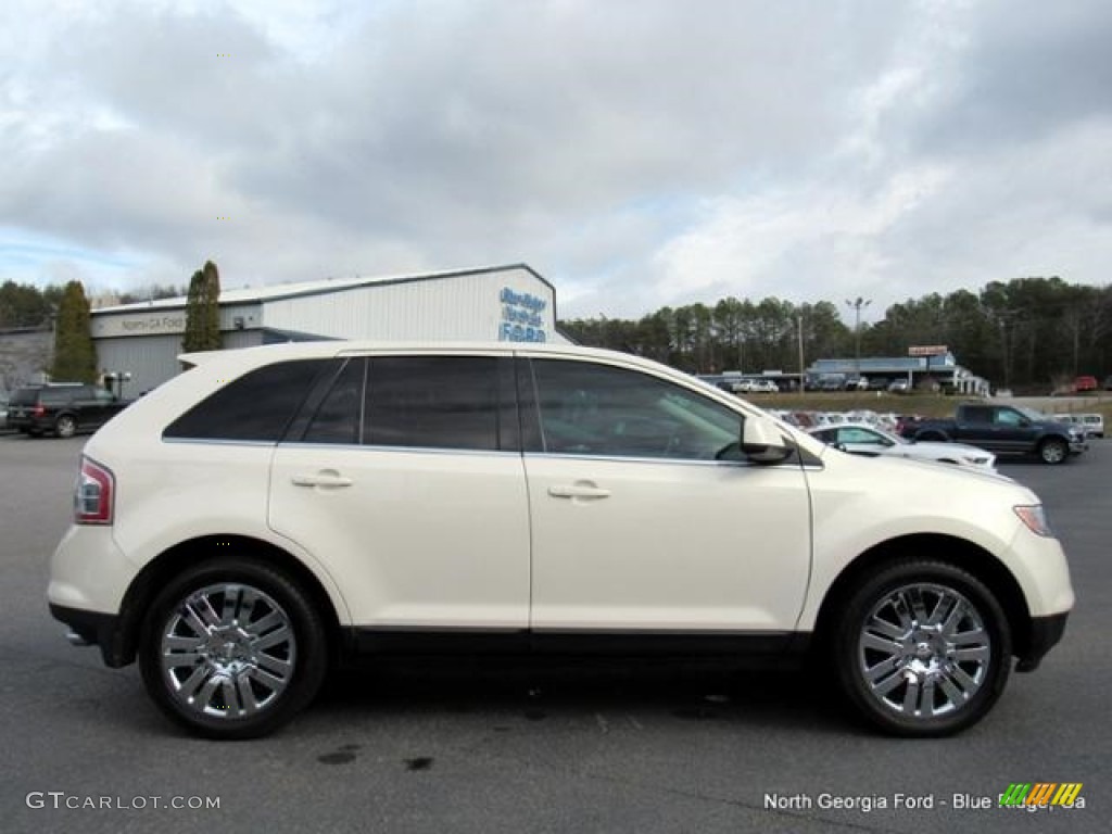 2008 Edge Limited - White Sand Tri-Coat Metallic / Camel photo #6