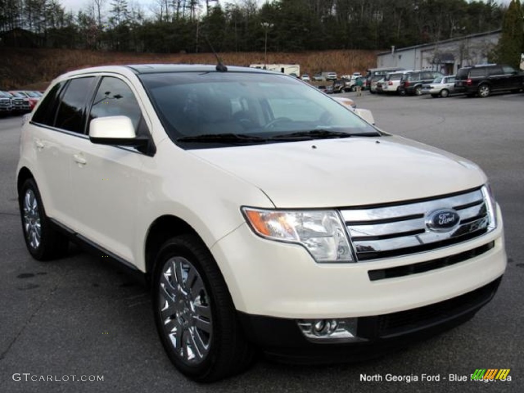 2008 Edge Limited - White Sand Tri-Coat Metallic / Camel photo #7