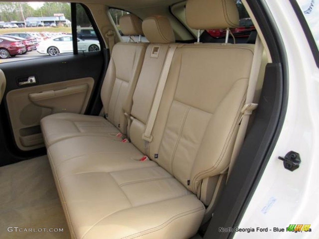 2008 Edge Limited - White Sand Tri-Coat Metallic / Camel photo #13