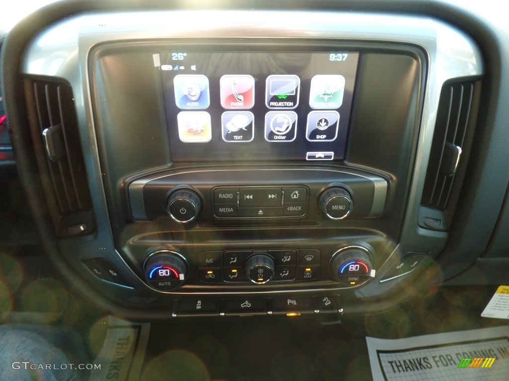 2017 Silverado 1500 LT Double Cab 4x4 - Black / Jet Black photo #31