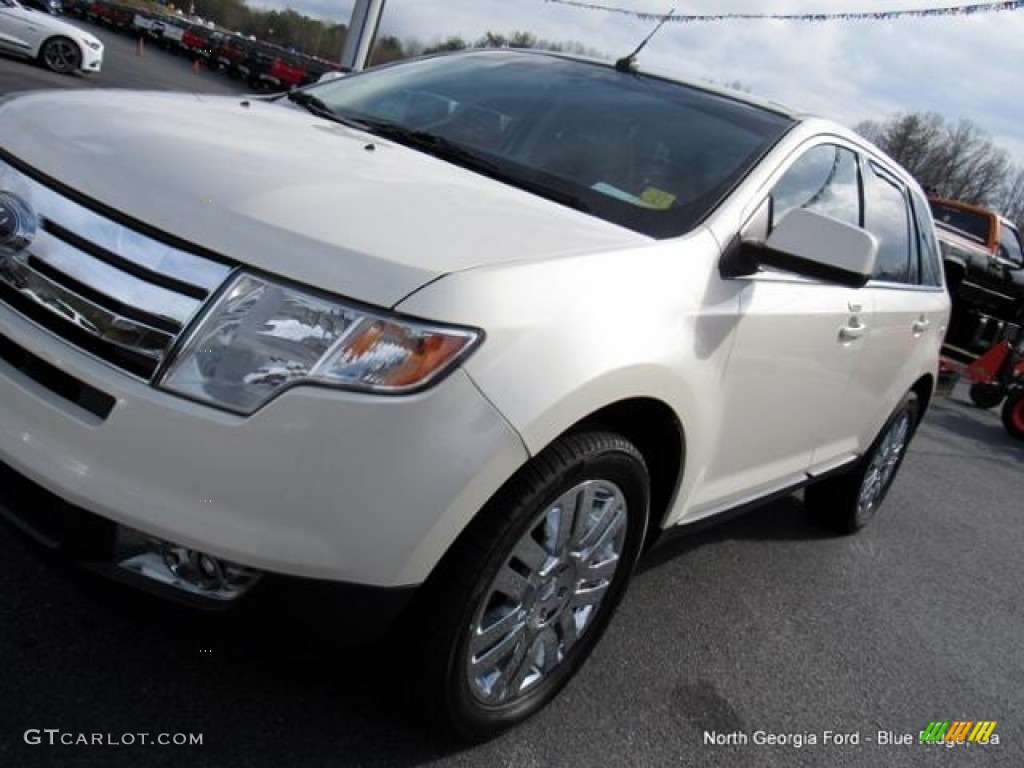 2008 Edge Limited - White Sand Tri-Coat Metallic / Camel photo #33