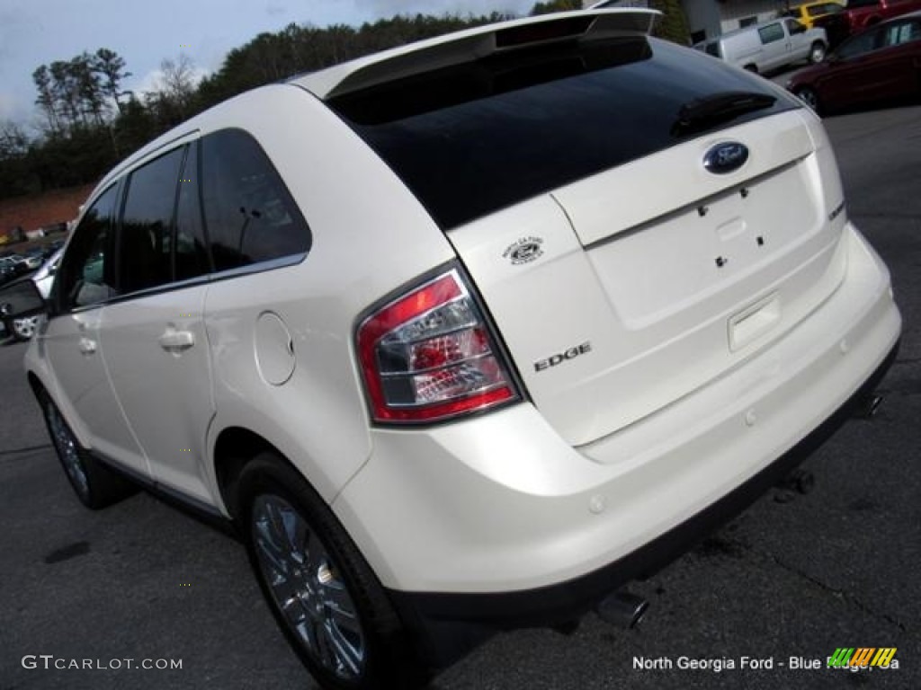 2008 Edge Limited - White Sand Tri-Coat Metallic / Camel photo #36