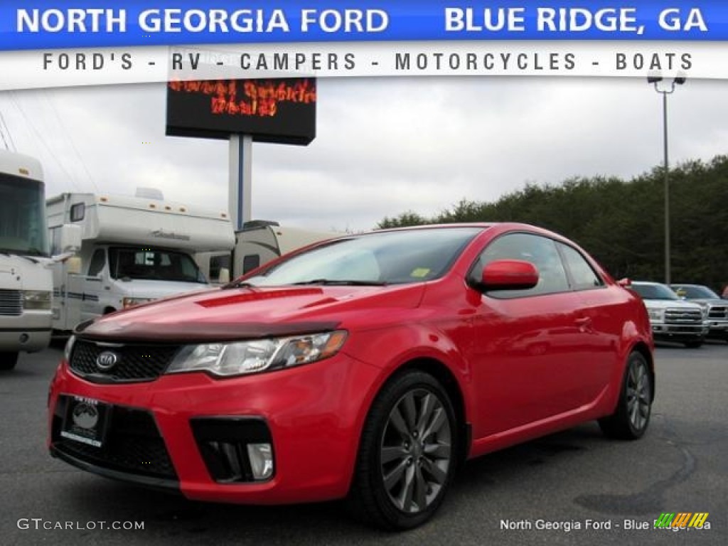 2011 Forte Koup SX - Racing Red / Black Sport photo #1