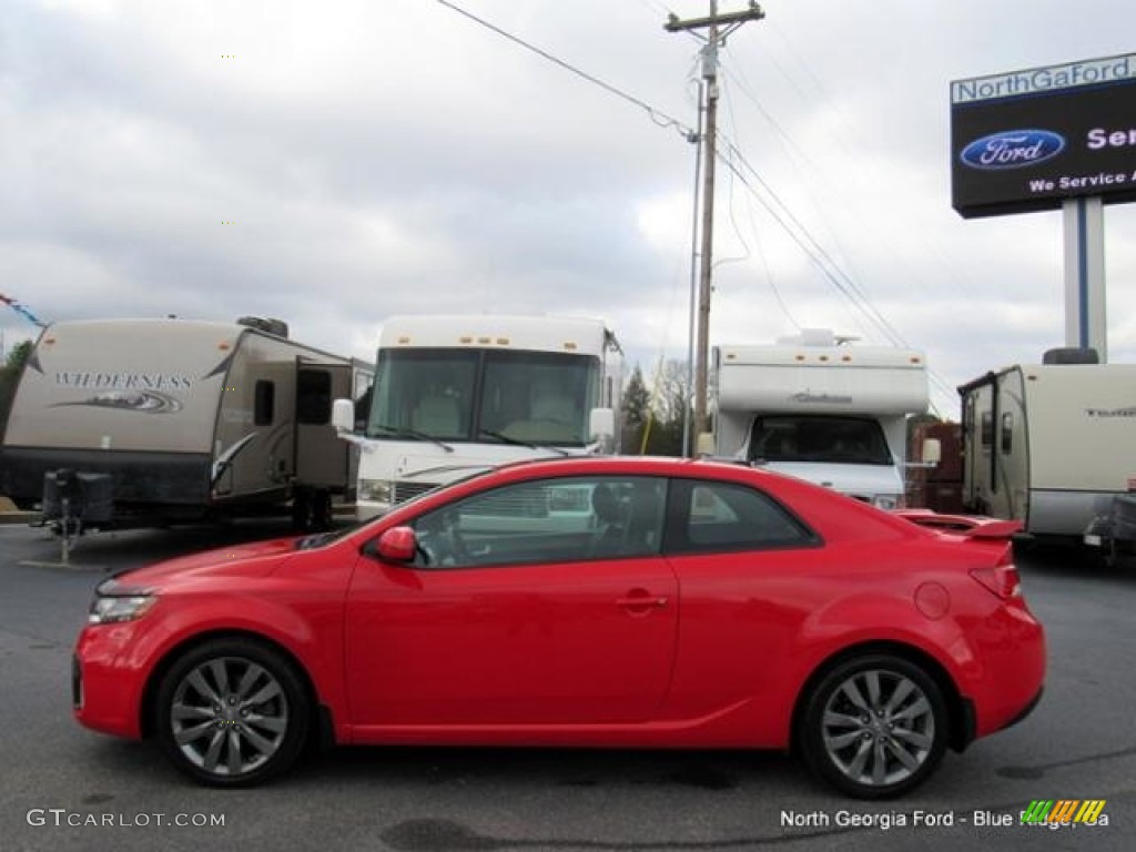 2011 Forte Koup SX - Racing Red / Black Sport photo #2