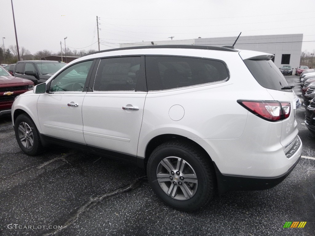 2017 Traverse LT AWD - Iridescent Pearl Tricoat / Ebony photo #7