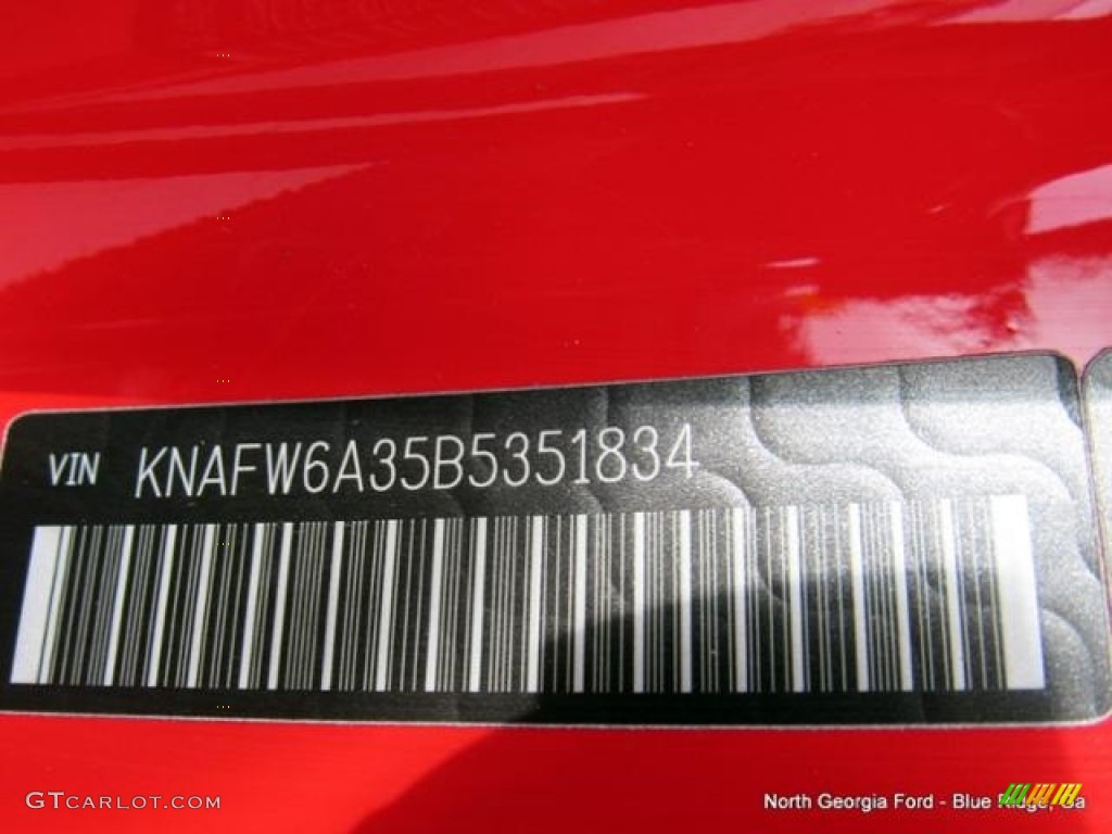 2011 Forte Koup SX - Racing Red / Black Sport photo #25
