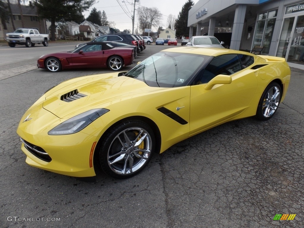 Corvette Racing Yellow Tintcoat 2017 Chevrolet Corvette Stingray Coupe Exterior Photo #117955553