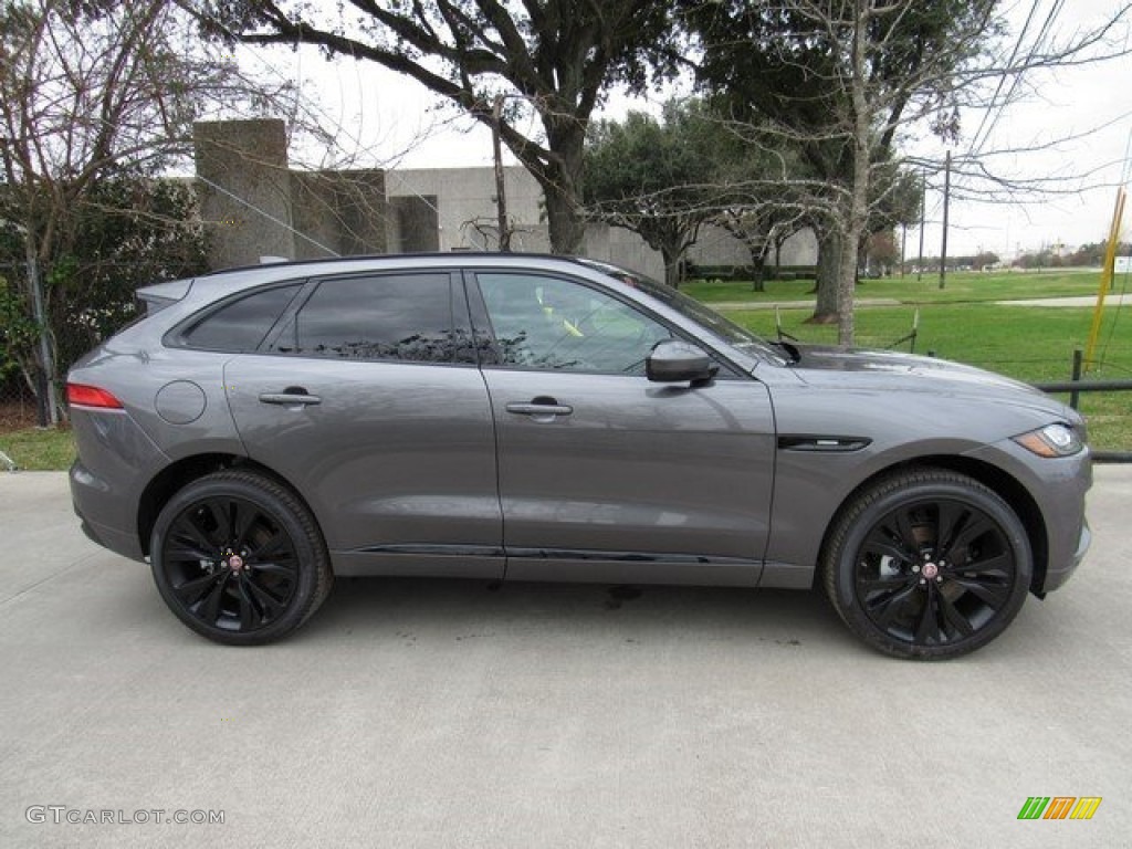 Ammonite Grey 2017 Jaguar F-PACE 20d AWD R-Sport Exterior Photo #117955868