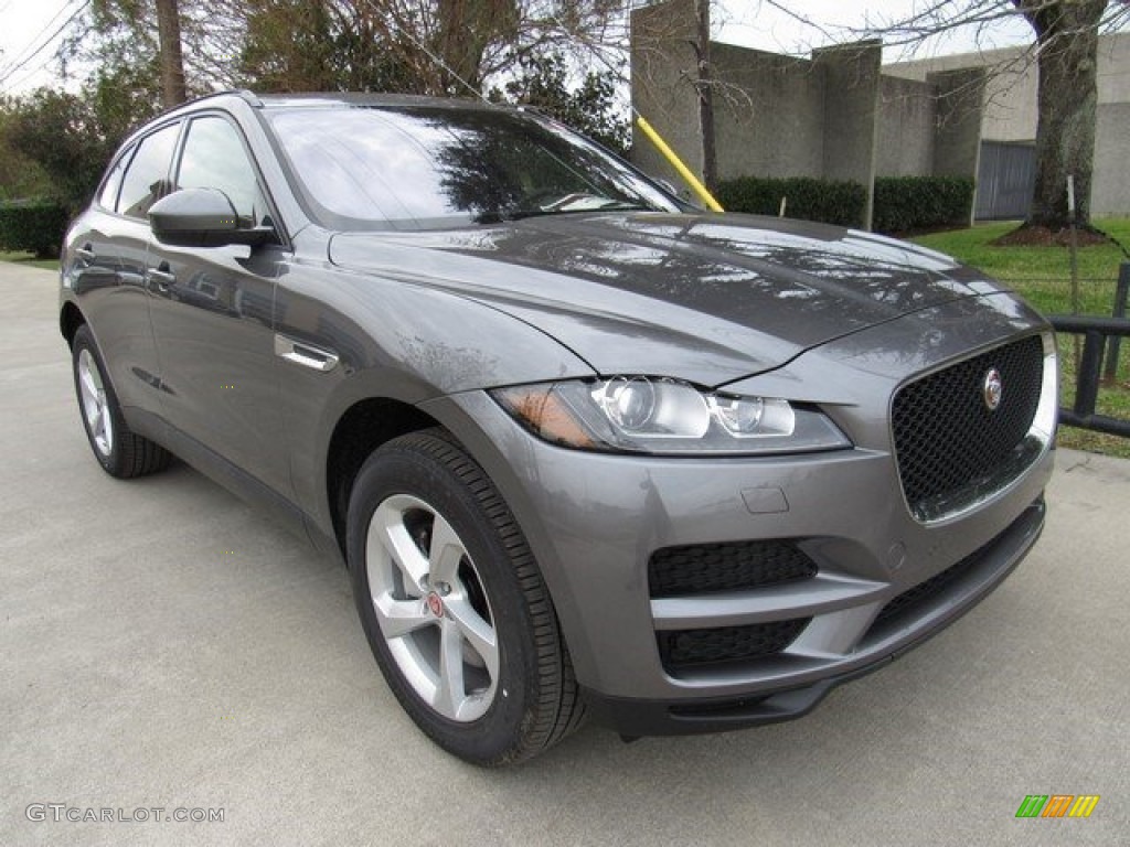 Ammonite Grey 2017 Jaguar F-PACE 35t AWD Premium Exterior Photo #117956816