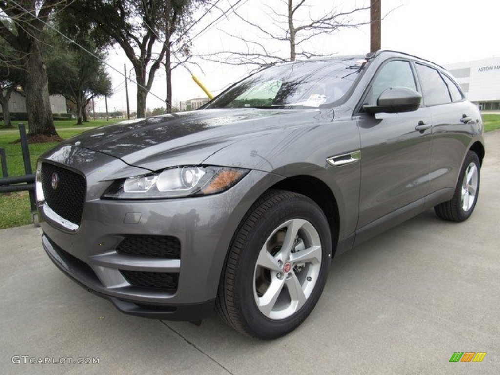 Ammonite Grey 2017 Jaguar F-PACE 35t AWD Premium Exterior Photo #117956939
