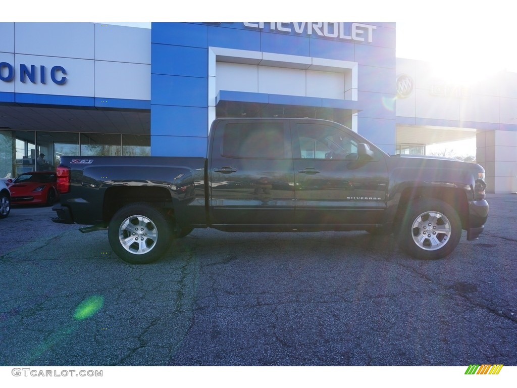 2017 Silverado 1500 LT Crew Cab 4x4 - Graphite Metallic / Jet Black photo #8