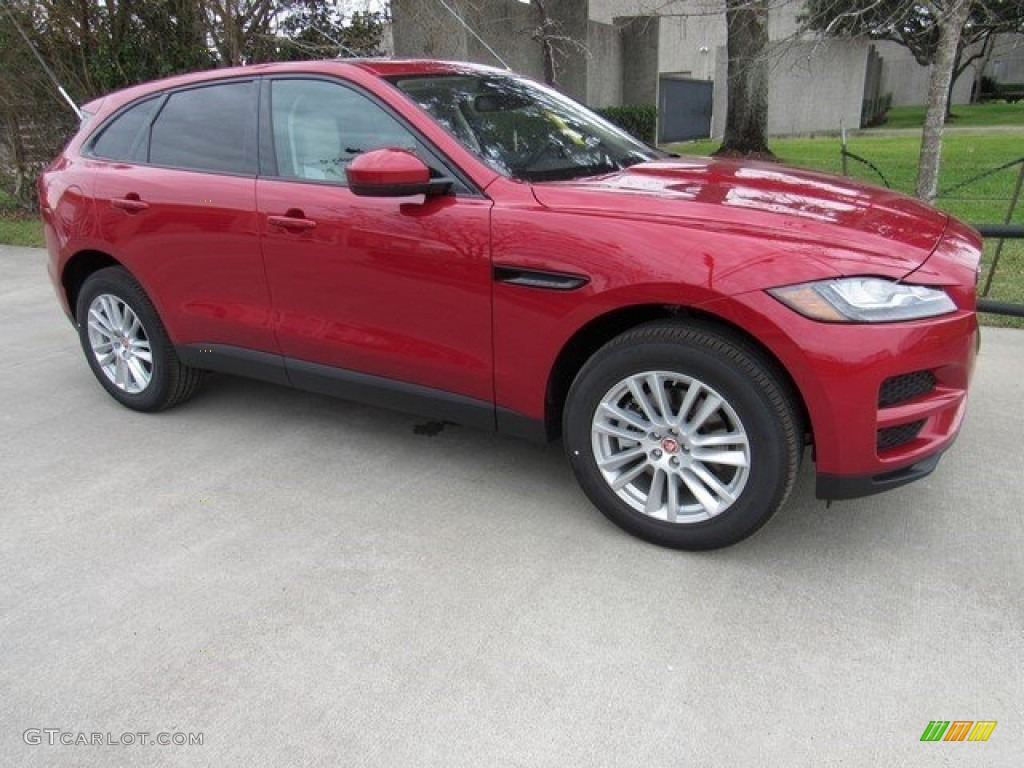 Italian Racing Red 2017 Jaguar F-PACE 35t AWD Prestige Exterior Photo #117957161
