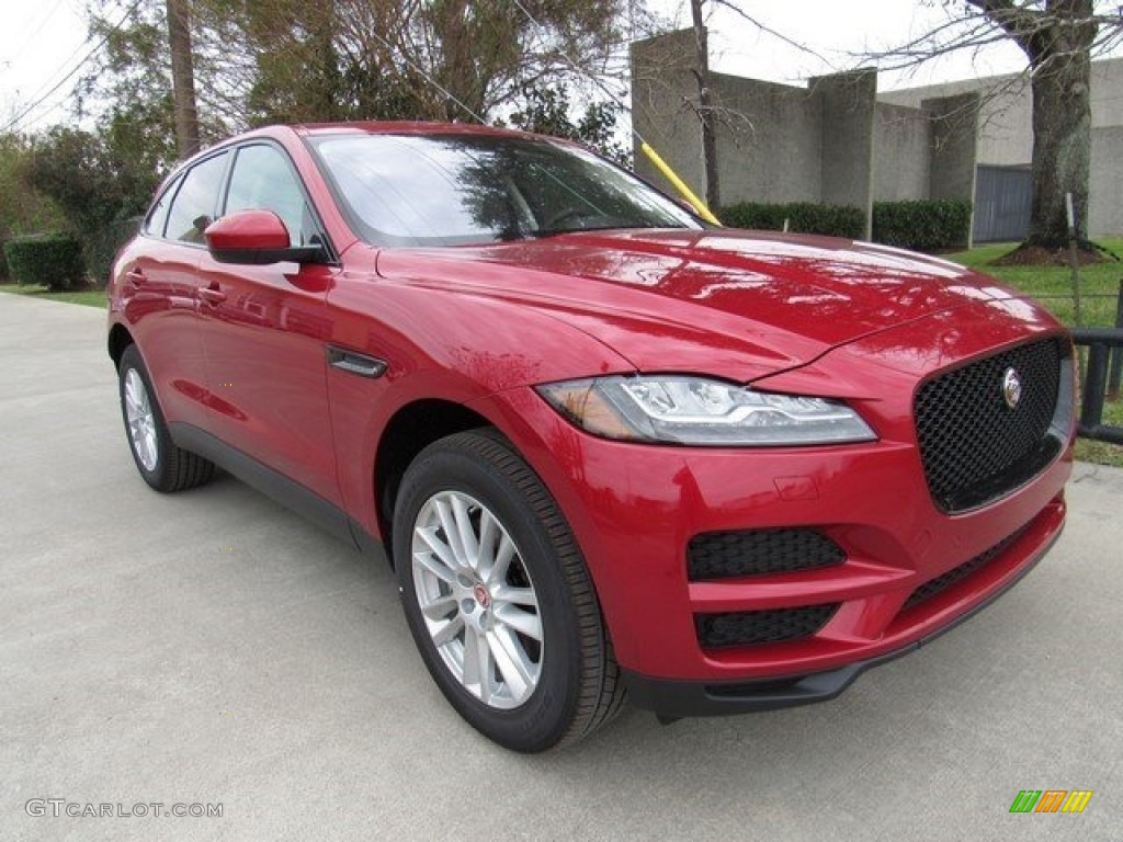 Italian Racing Red 2017 Jaguar F-PACE 35t AWD Prestige Exterior Photo #117957179