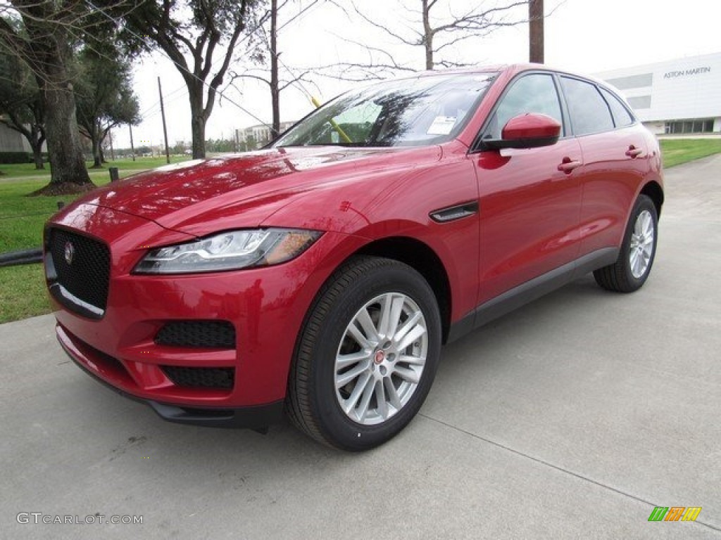 Italian Racing Red 2017 Jaguar F-PACE 35t AWD Prestige Exterior Photo #117957305