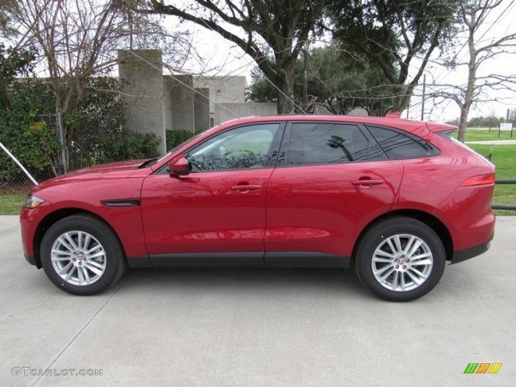Italian Racing Red 2017 Jaguar F-PACE 35t AWD Prestige Exterior Photo #117957323