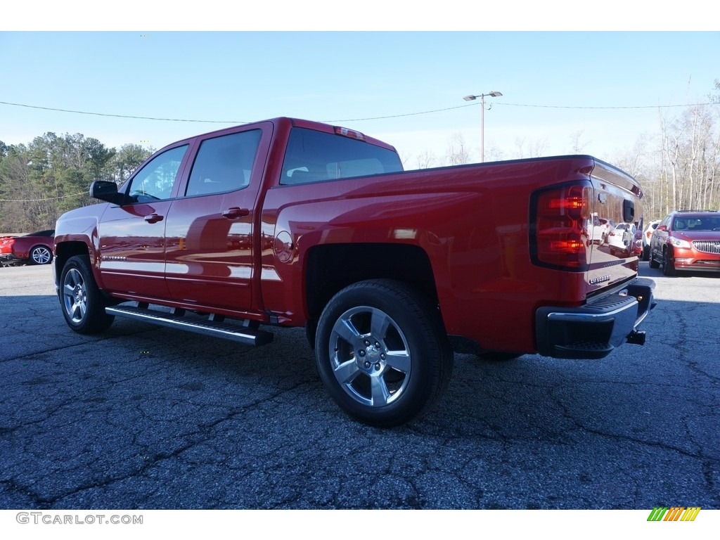 2017 Silverado 1500 LT Crew Cab - Red Hot / Jet Black photo #5