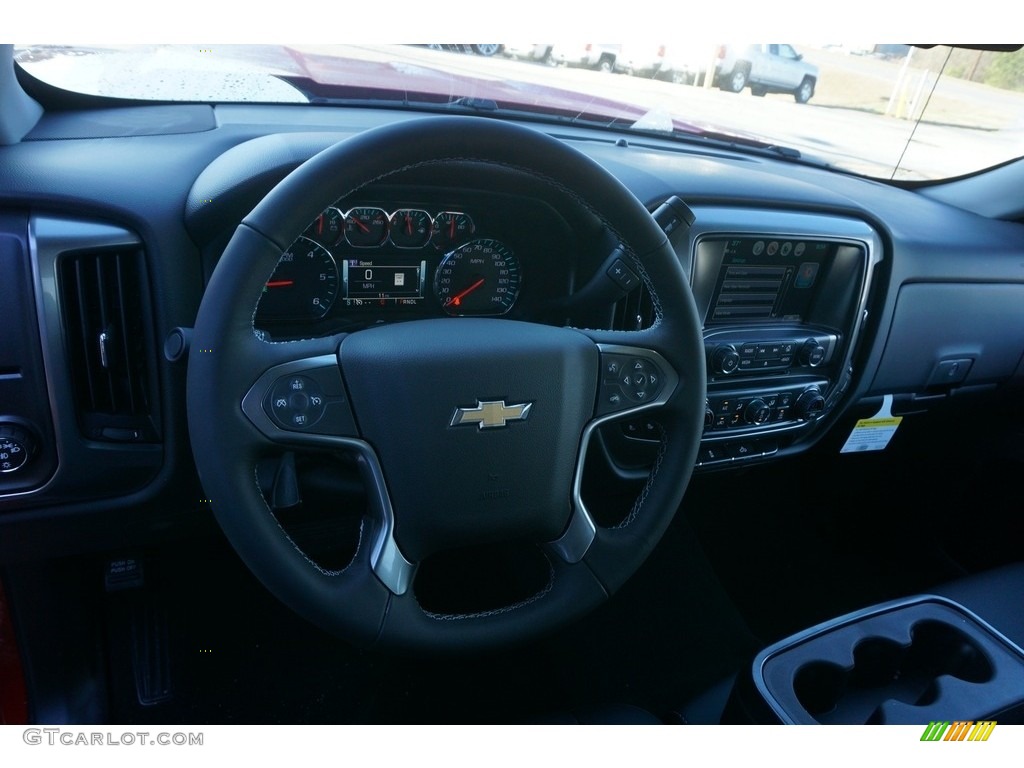 2017 Silverado 1500 LT Crew Cab - Red Hot / Jet Black photo #9