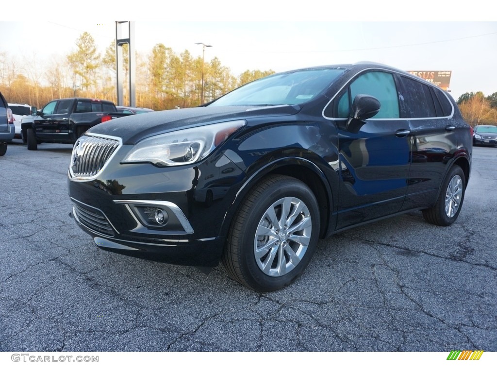 Ebony Twilight Metallic 2017 Buick Envision Essence Exterior Photo #117958772