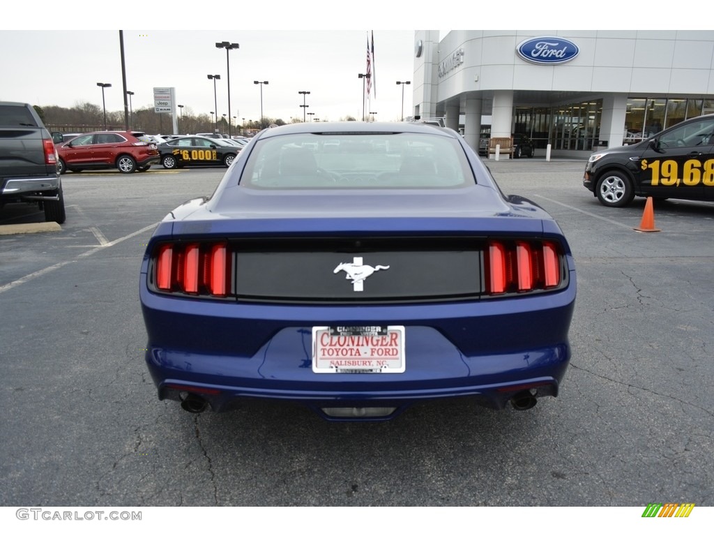 2016 Mustang V6 Coupe - Deep Impact Blue Metallic / Ebony photo #4