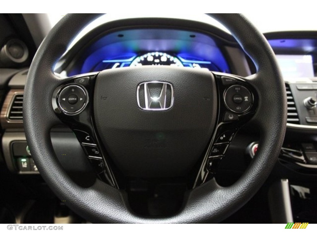 2017 Accord Hybrid Sedan - Vortex Blue Pearl / Black photo #12