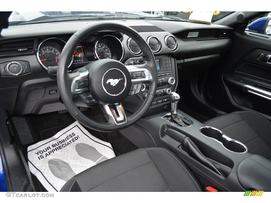 2016 Mustang V6 Coupe - Deep Impact Blue Metallic / Ebony photo #10