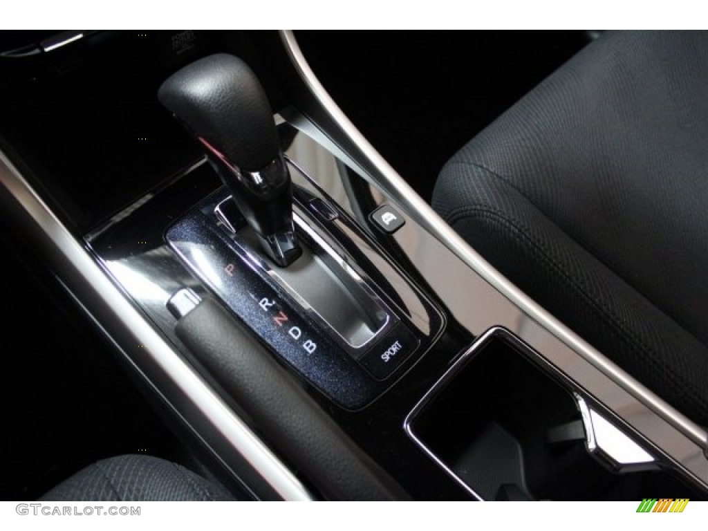 2017 Accord Hybrid Sedan - Vortex Blue Pearl / Black photo #23