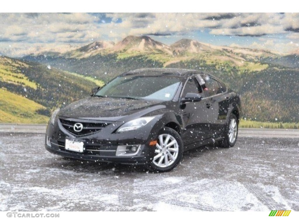 2012 MAZDA6 i Touring Sedan - Ebony Black / Black photo #5