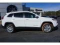 2017 Bright White Jeep Cherokee Limited  photo #7