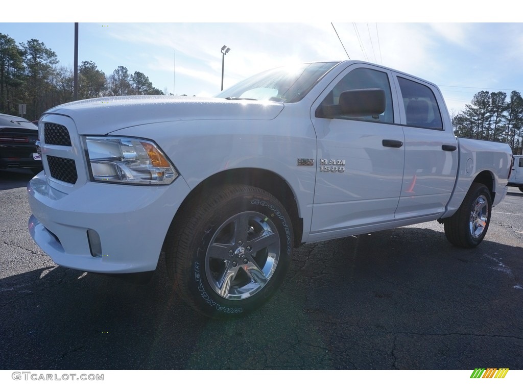 2017 1500 Express Crew Cab - Bright White / Black/Diesel Gray photo #3