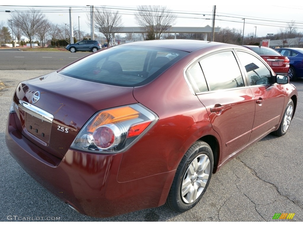 2012 Altima 2.5 S - Red Alert / Charcoal photo #5