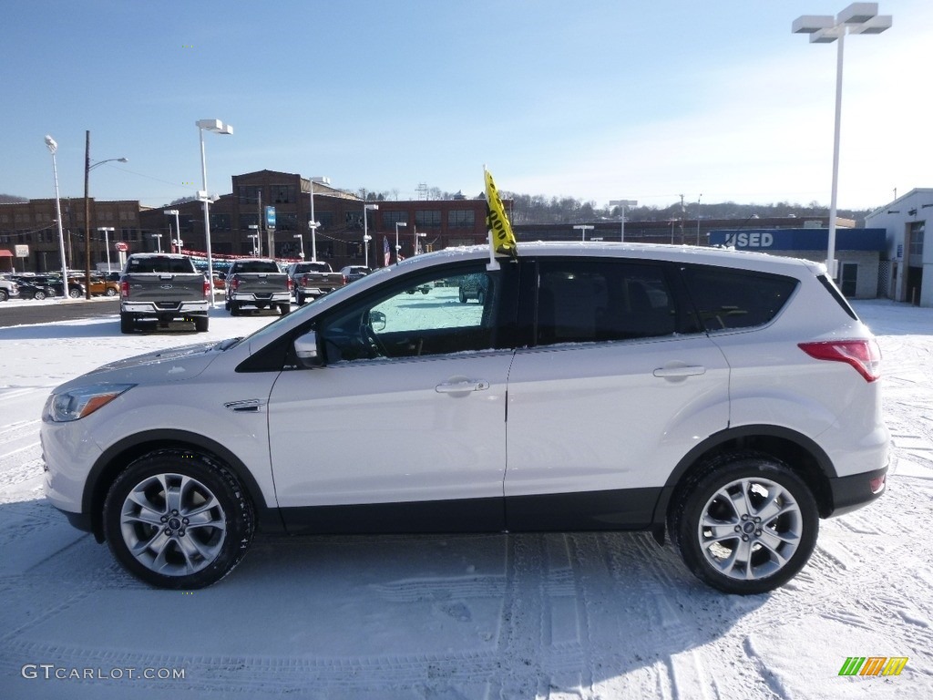 2013 Escape SEL 2.0L EcoBoost 4WD - White Platinum Metallic Tri-Coat / Charcoal Black photo #6