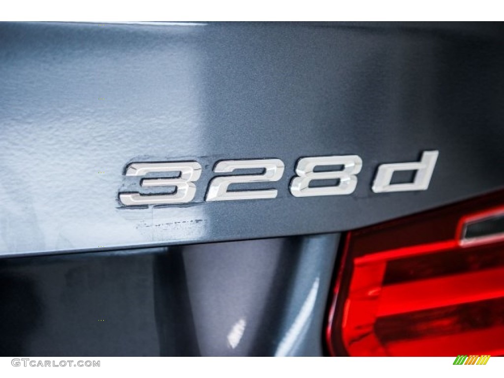 2014 3 Series 328d Sedan - Mineral Grey Metallic / Black photo #7