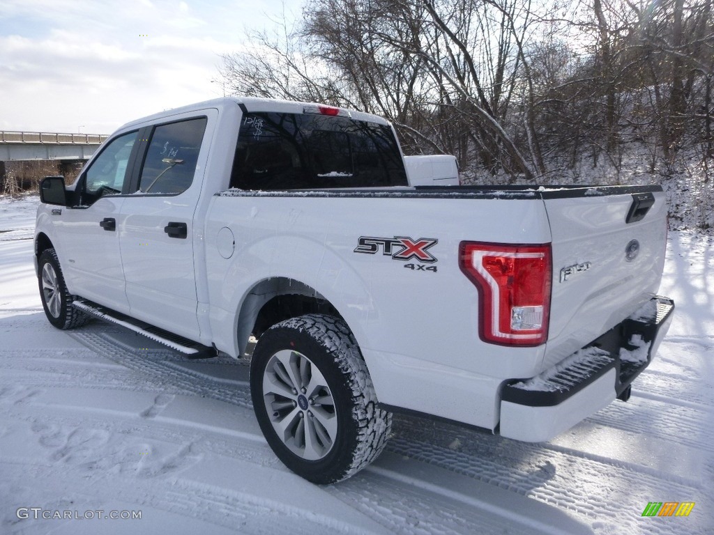 2017 F150 XL SuperCrew 4x4 - Oxford White / Black photo #5