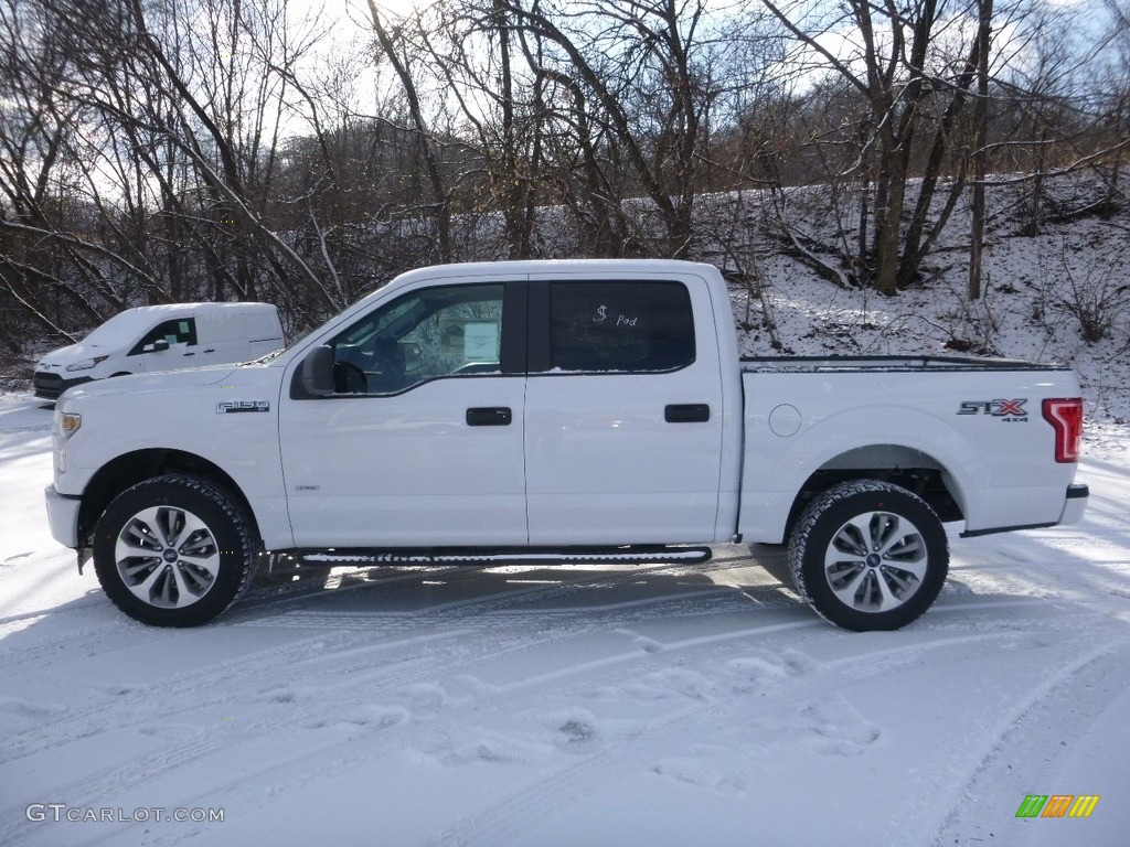 2017 F150 XL SuperCrew 4x4 - Oxford White / Black photo #6