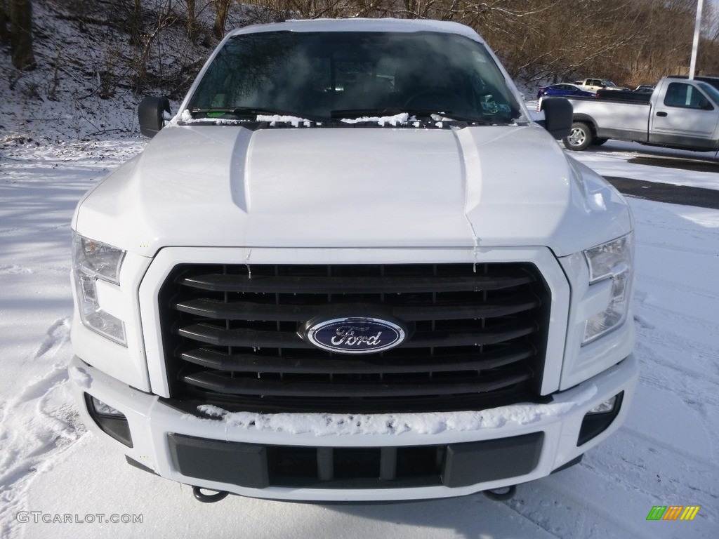 2017 F150 XL SuperCrew 4x4 - Oxford White / Black photo #8