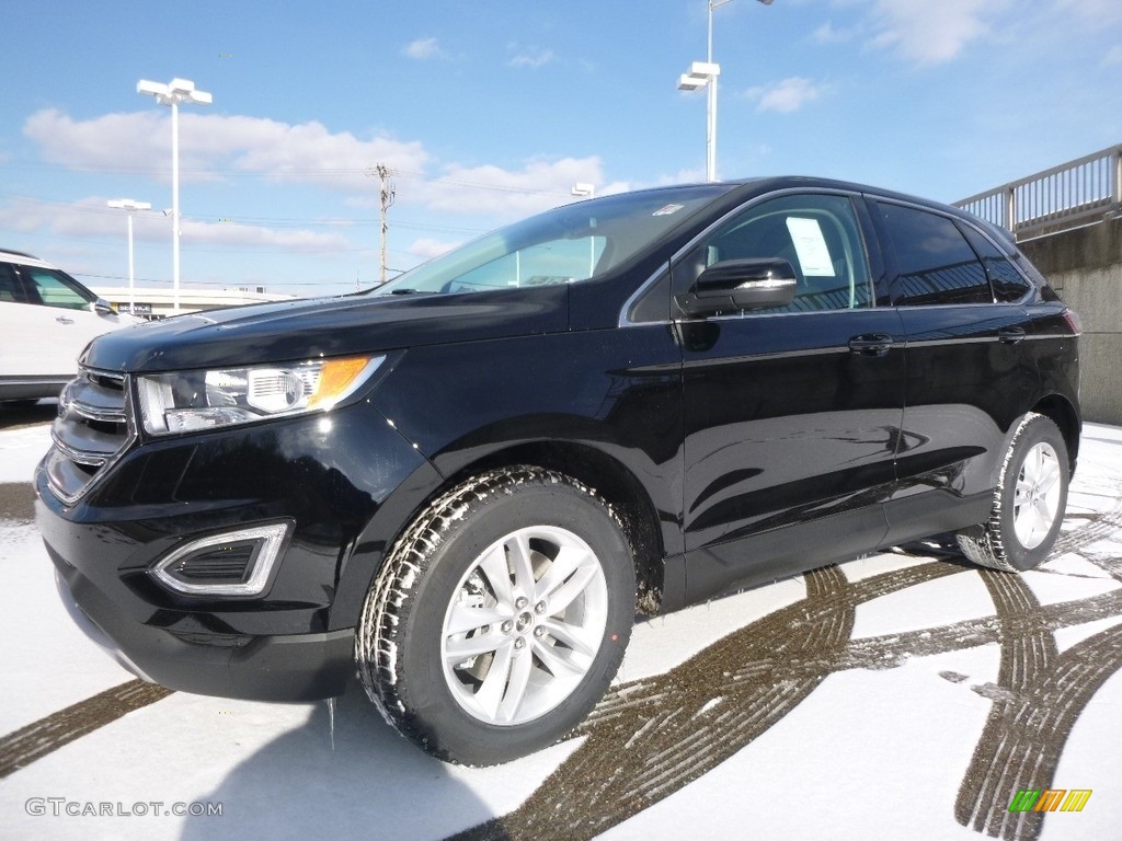 Shadow Black 2017 Ford Edge SEL AWD Exterior Photo #117969362