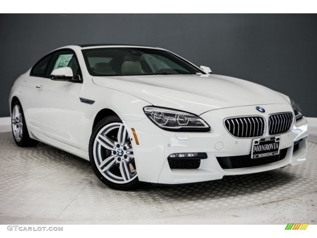 Alpine White 2017 BMW 6 Series 640i Coupe Exterior Photo #117970352