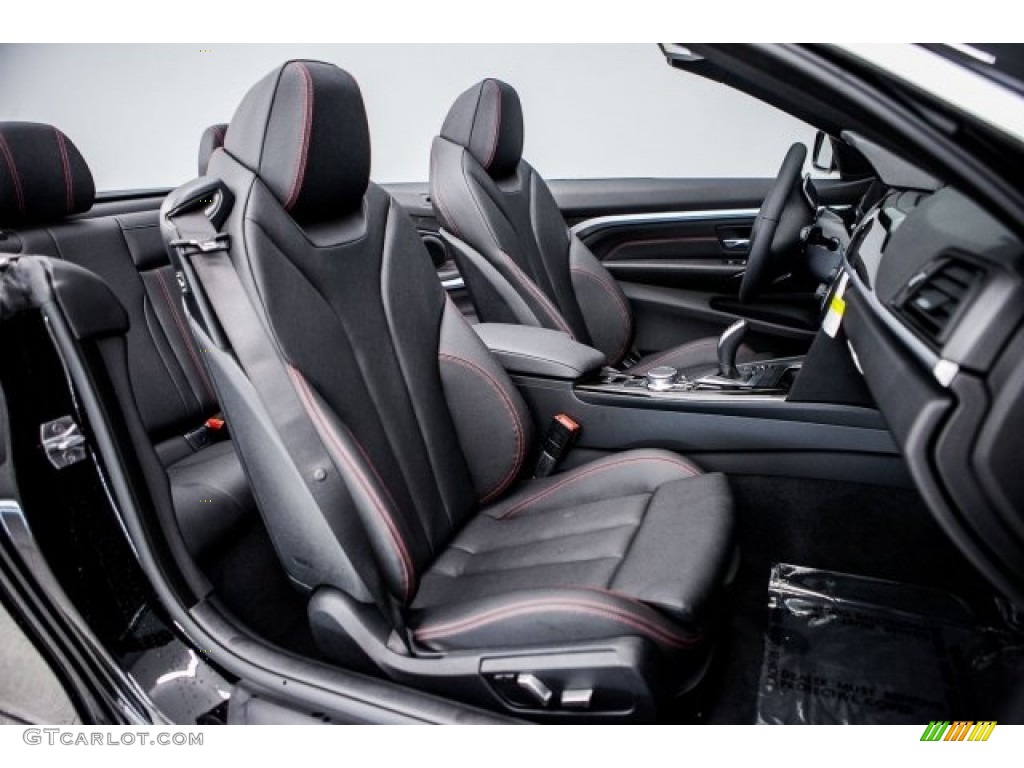 Black Interior 2017 BMW 4 Series 430i Convertible Photo #117970388