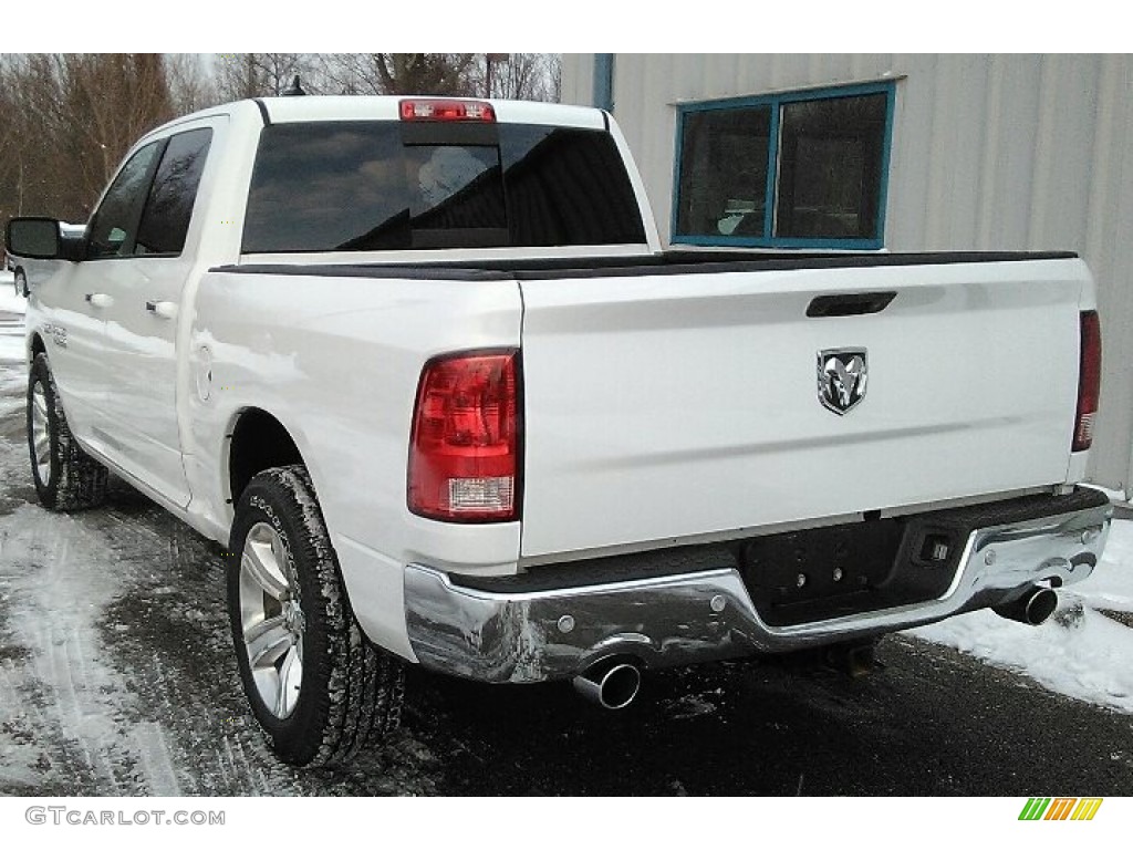 2014 1500 Big Horn Crew Cab 4x4 - Bright White / Black/Diesel Gray photo #5