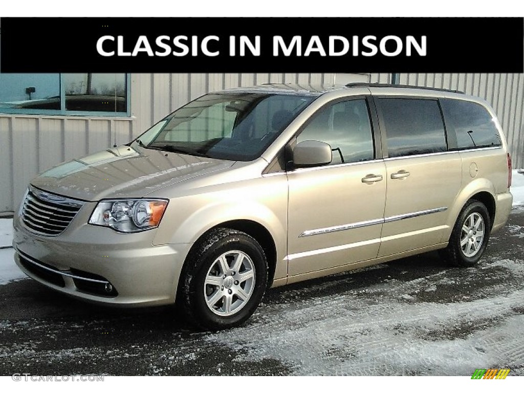2011 Town & Country Touring - White Gold Metallic / Black/Light Graystone photo #1