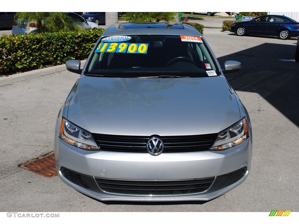 2014 Jetta SE Sedan - Reflex Silver Metallic / Titan Black photo #3