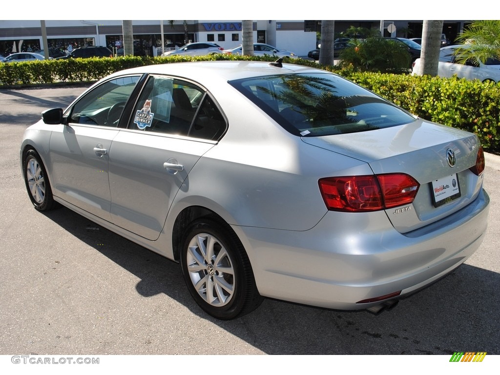 2014 Jetta SE Sedan - Reflex Silver Metallic / Titan Black photo #6