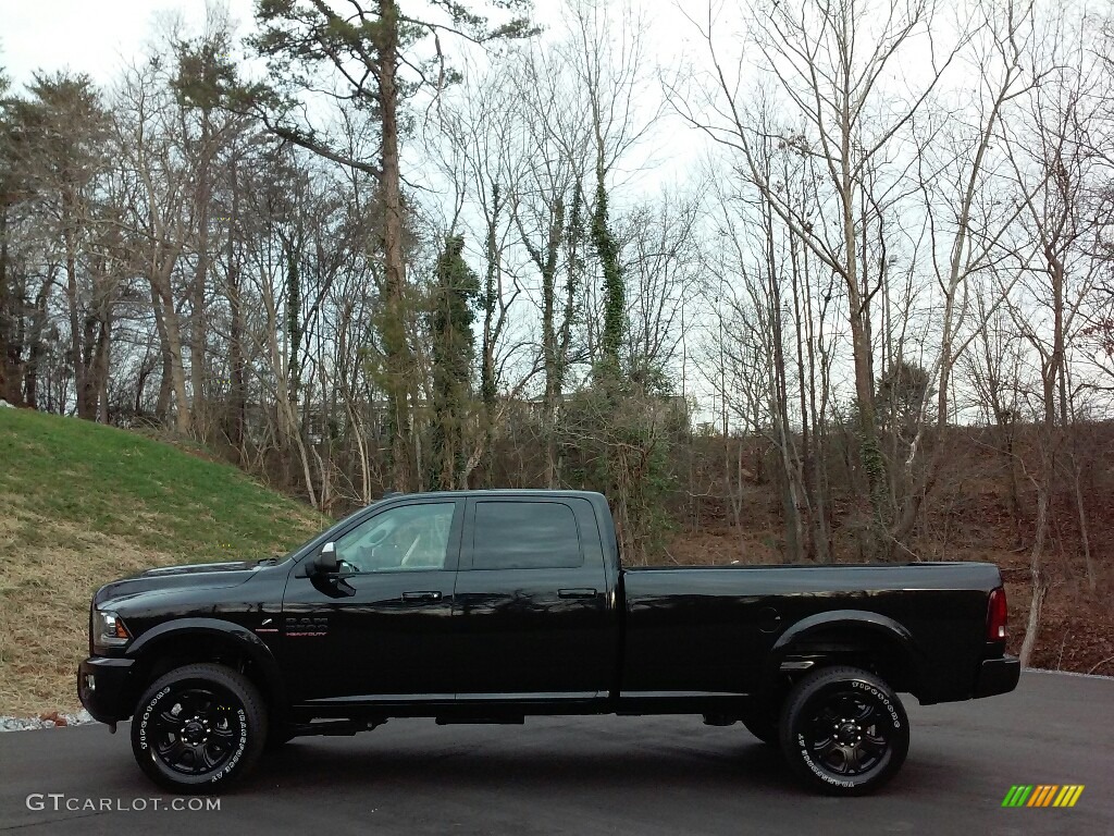 Brilliant Black Crystal Pearl 2017 Ram 2500 Laramie Crew Cab 4x4 Exterior Photo #117972059